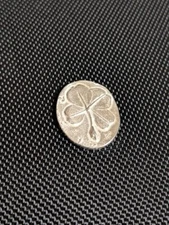 **ANY OFFERS ACCEPTED** Metal 4 Leaf Clover good luck 'worry stone' Patron token