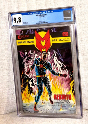 Miracleman #1, CGC 9.8, White Pages