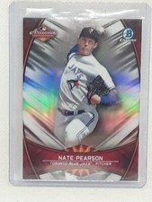 Nate Pearson 2019 Bowman Chrome Baseball Arizona Fall League Toronto Blue Jays