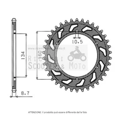 Sprocket S Ac P530-D42 Honda CBR Blade Rr (Sc59A) 1000 08/16 541061642#5