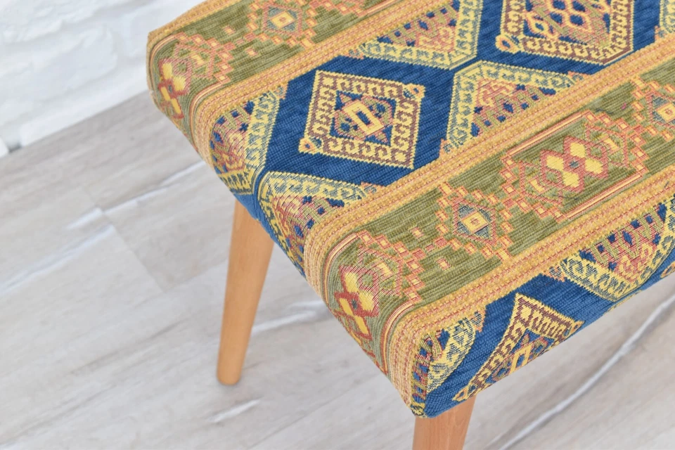 Handmade Stool- Ottoman - Pouf - Accent Furniture & Lounge Chair - Image 4 of 4