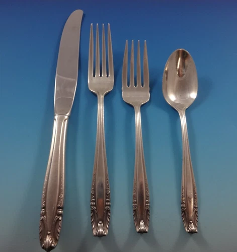 Stradivari by Wallace Sterling Silver Flatware Set Service 24 Pieces
