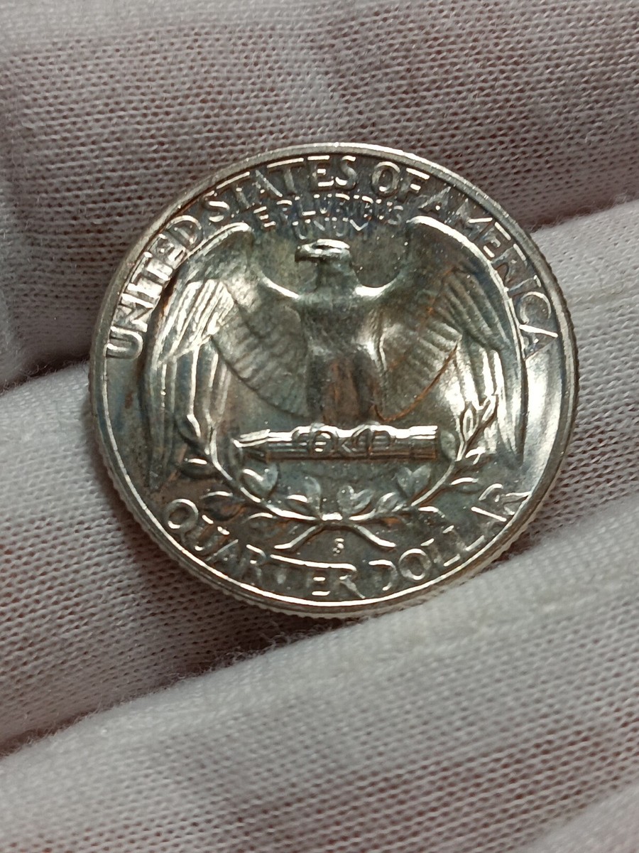 ERROR 👉1947- S OVER S WASHINGTON QUARTER BU CHOICE | eBay
