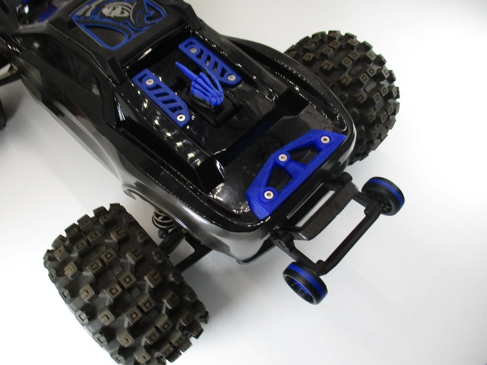 Kit de actualización de ahorro de carrocería trasera personalizado para Traxxas Rustler 4X4 Foto 2 de 4