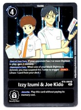 Izzy Izumi & Joe Kido BT6-090 (R) Digimon FOIL Card