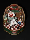 Vintage 1994 Coca Cola Musical Collection Light Up Santa's Soda Fountain w/box