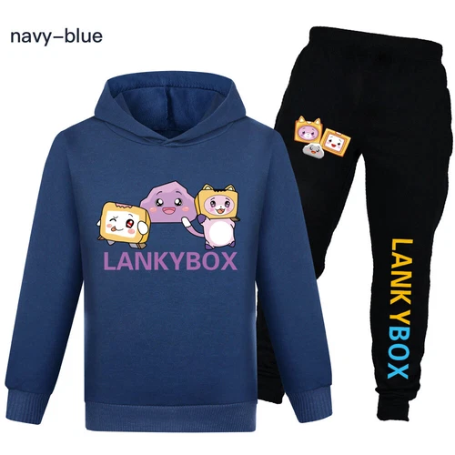 Kinder Hoodie Sweatshirt Lange Hosen Kapuzenpullover Pullover Langarm Top + Hose - Bild 15 von 32