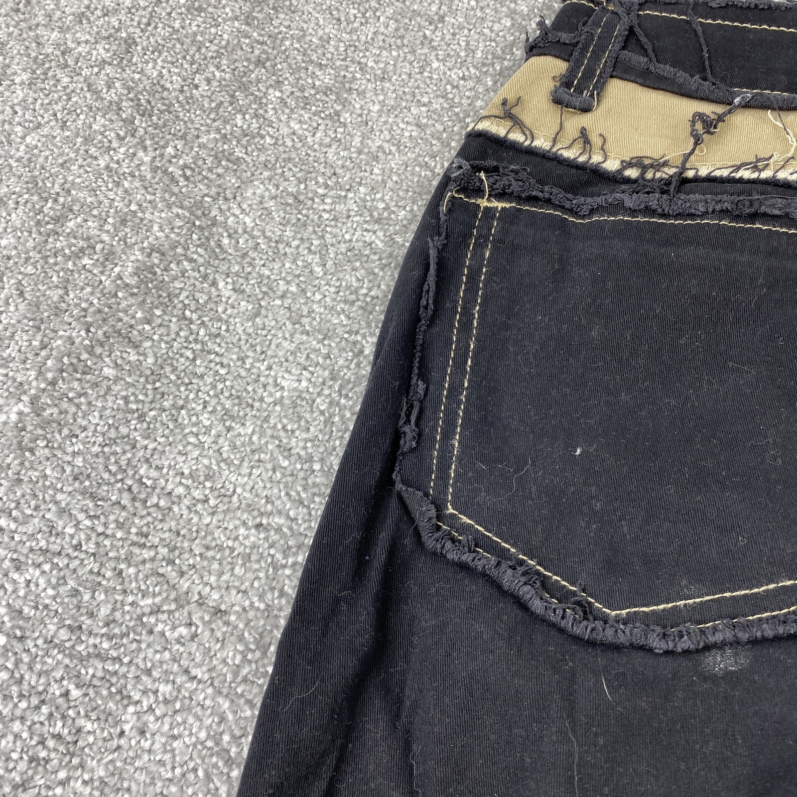 Patchwork Jeans Women's Small Multicolor Patchwor… - image 8