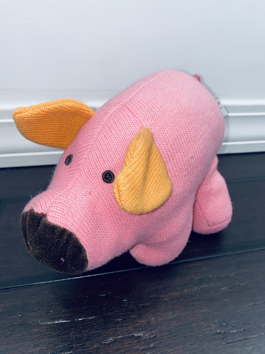 Gund Pink Pig Plush We Love Animals Deming Pig 8