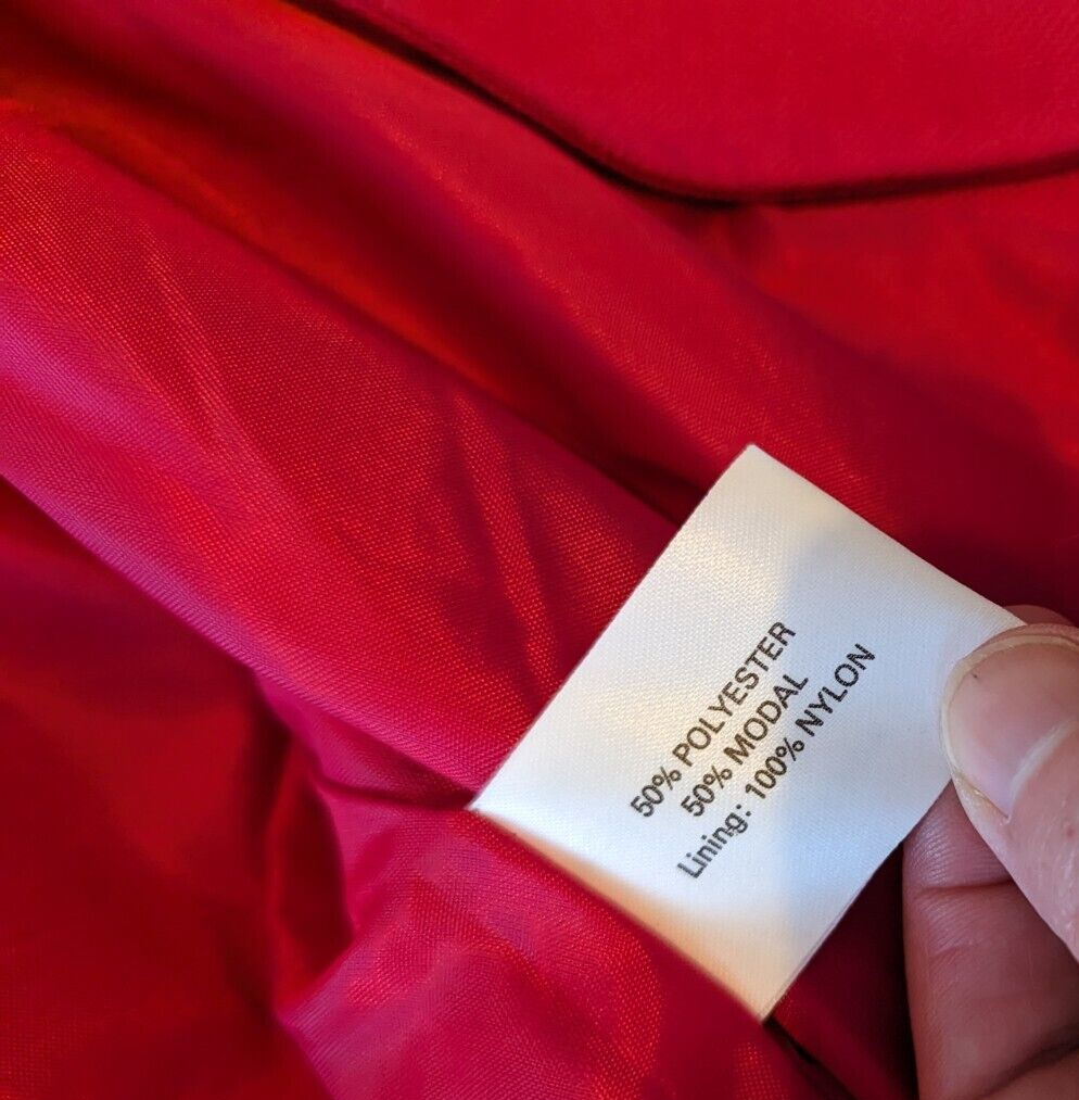 Vintage St Bernards womens jacket Size 12 34" chest pink woven