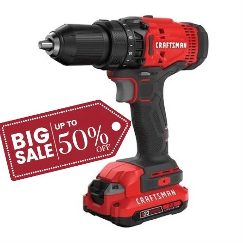 Craftsman V20 MAX Cordless Brushed Drill Driver And Impact