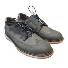 FootJoy Traditions Grey Wingtip Spiked Golf Shoes Men's Size 10M 57912