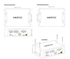 Hertz SPL Show S8 DSP Compact Digital Interface Processor 6 in  8 outputs