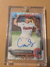2025 Bowman #CPA-CS Cameron Sullivan Chrome Autographs Speckle Refractor #/299