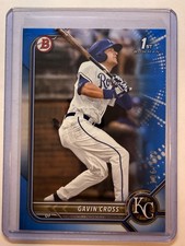 2022 Bowman Draft Gavin Cross BD-6 Blue Parallel /150 Kansas City Royals