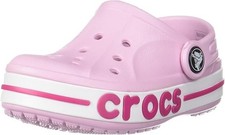 Crocs Toddler 11 KIDS Bayaband Clogs Lightweight, Waterproof, Secure Fit,