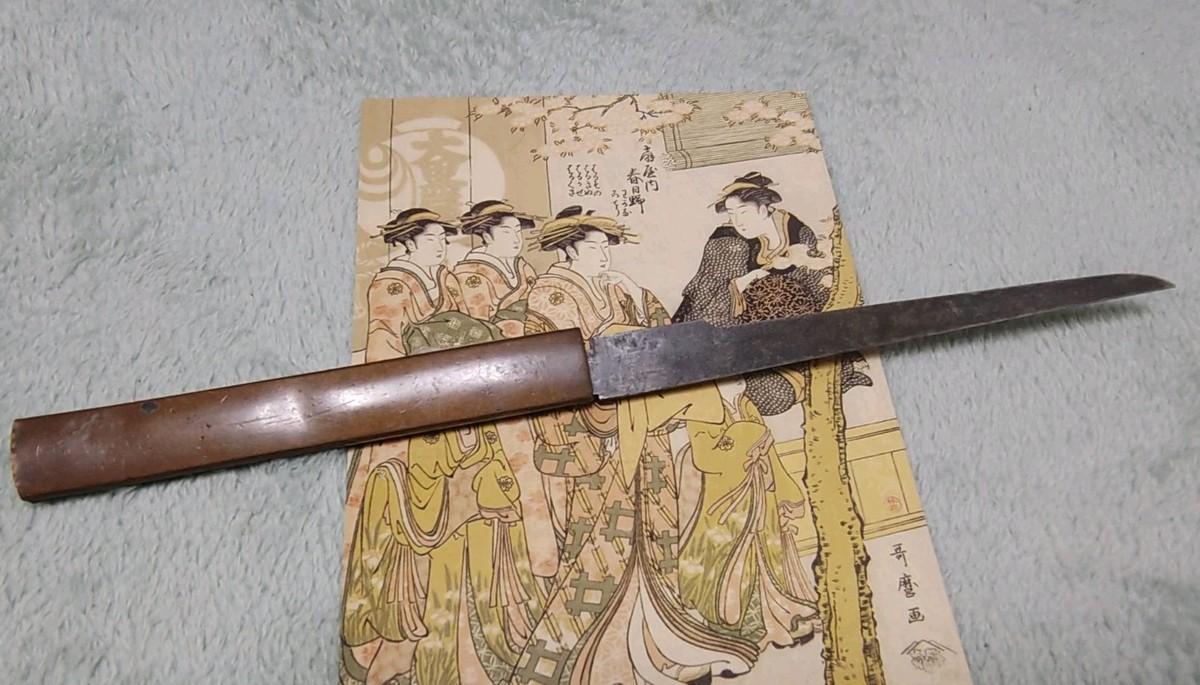 Peacock ‼ 】 Kozuka knife handle blade Japan antique art edo！ | eBay