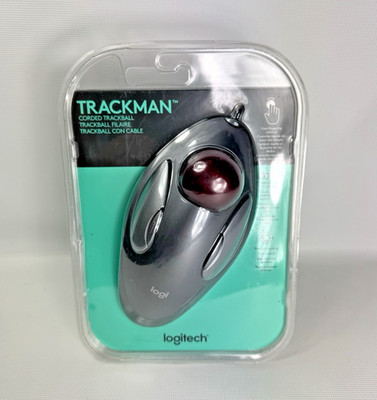 Logitech Trackman Marble Trackball Mouse T-BC21 Vintage Factory Sealed New