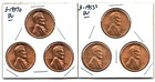 (3) 1953 S AND (3) 1957 D ~ LINCOLN WHEAT CENTS ~ RED UNCIRCULATED ~  NO RESERVE