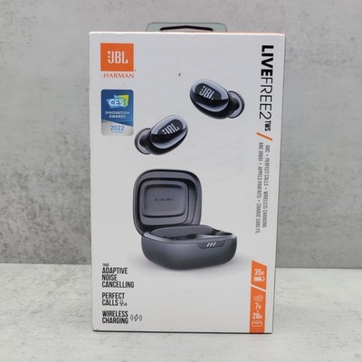 JBL Live Free 2 True Wireless Noise Canceling In-Ear Earbuds Perfect Calls Black