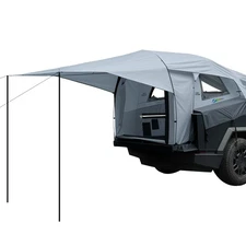JOYTUTUS Truck Bed Tailgate Tent with Awning Fits Cybertruck, for 2 People
