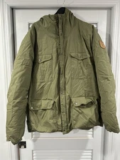 Men's (XL) Fjallraven Greenland Winter Down Jacket Premium Outdoor G1000 - Green