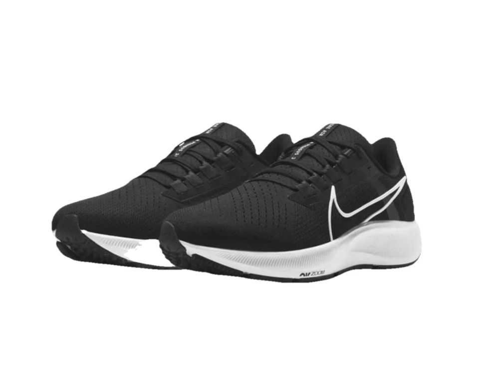Size 7 - Nike Air Zoom Pegasus 38 Black White (CW7356-002) - Image 3 of 4