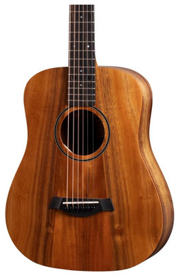 Taylor BTe Koa Acoustic Electric Guitar Small Body Travel Size w Bag Student Rea
