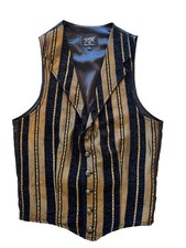 SHRINE Gothic Aristocrat Vampire Vest Victorian Tapestry Pirate Steampunk Mens S