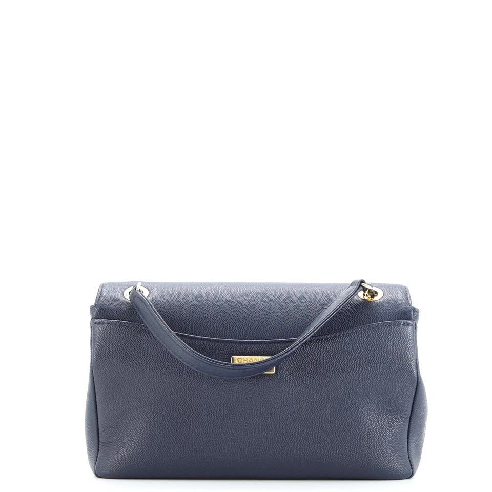 Chanel Captain Gold Flap Bag Embroidered Caviar Medium - Image 3 of 4