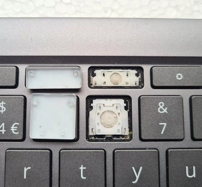 HP Chromebook 14C-CA Laptop UK Tastatur nur eine Taste TYP 1 GRAU