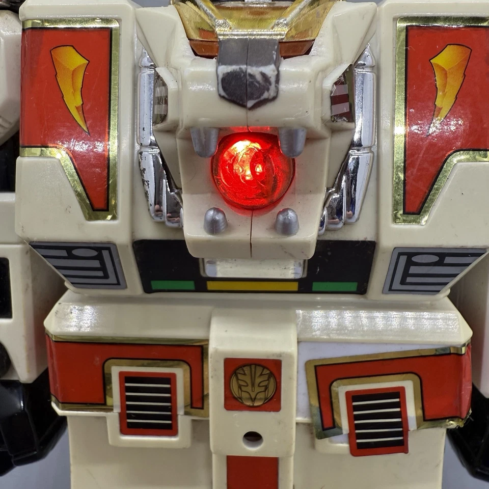 VTG BANDAI MMPR Mighty Morphin Power Ranger 1994 MEGA Tigerzord Working READ DES - Image 3 of 4