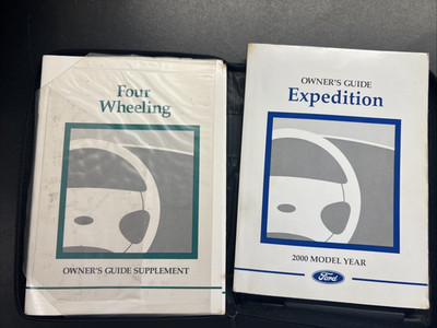 2000 00 FORD EXPEDITION OWNERS MANUAL GUIDE BOOK SET W/ VINYL CASE OEM