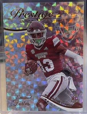 2023 Prestige Emmanuel Forbes Extra Points Hyper Rookie 335 Commanders RAMS RC