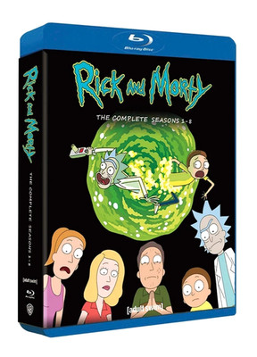 Rick and Morty : Complete TV Series, Season 1-8 ( Box Set)- NEW