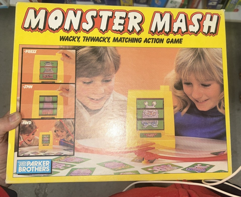 Vintage Monster Mash Game By Parker Brothers Complete Set Family vintage-monster-mash-game-by-parker-brothers-complete-set-family