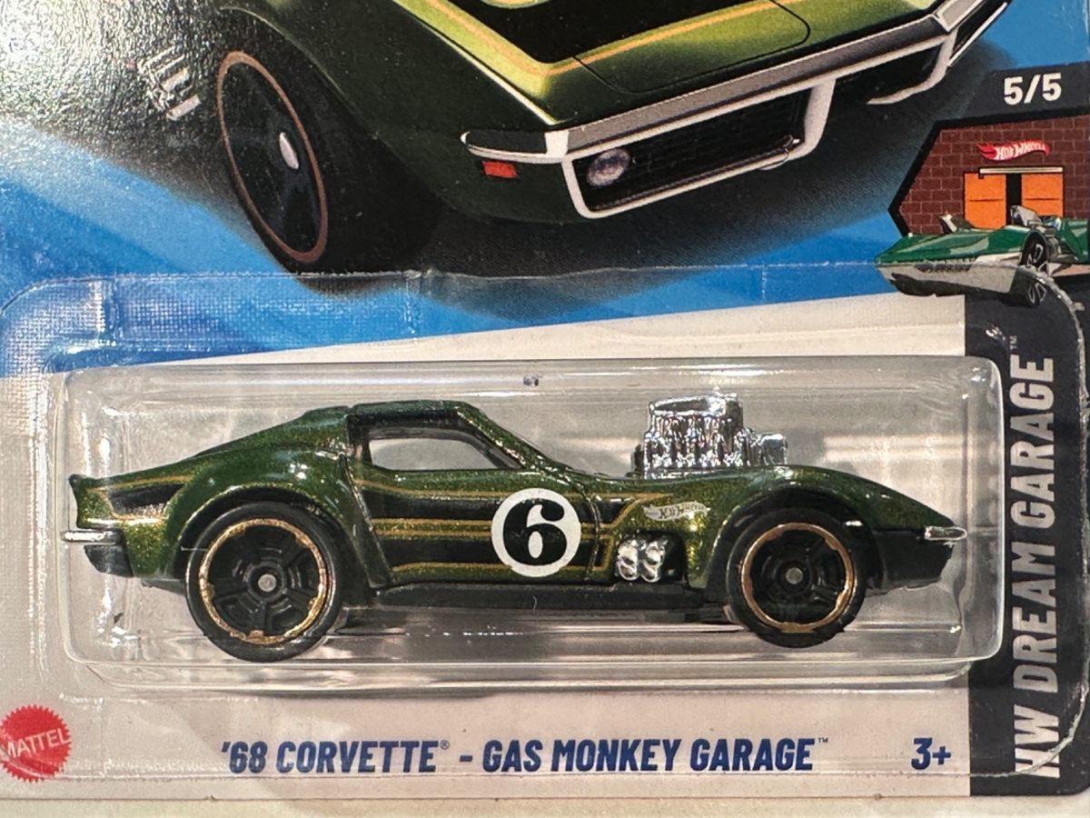 2025 🔥HOT WHEELS 🛞 '68 CORVETTE GAS MONKEY GARAGE, 5/5 DREAM