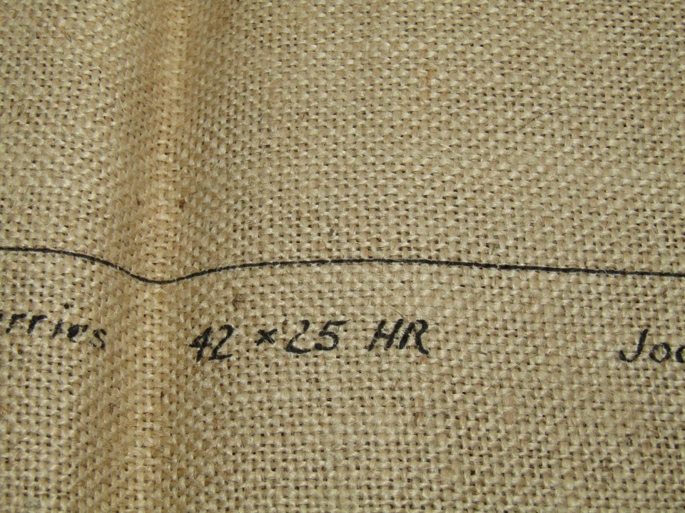 JOAN MOSHIMER BURLAP RUG HOOKING PATTERN #357 BASKET OF STRAWBERRIES 25" X 42" - Image 4 of 4