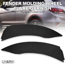 Right & Left Rear Wheel Fender Molding Trim For 2013-2018 Hyundai Santa Fe Sport