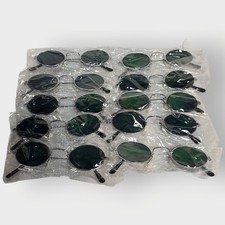 LOT OF 10- NEW Holographic OVAL HUMAN EYES Sunglasses Glasses Vintage 1990  s NOS