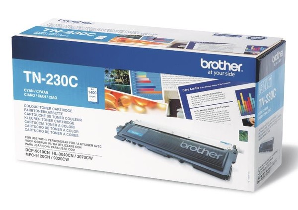 Original Brother Toner TN-230C Cyan Blau Bis Zu 1500 Seiten-image