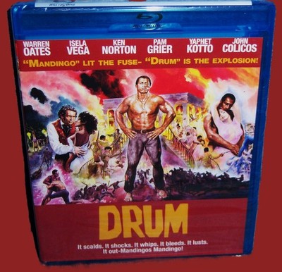 NEW RARE OOP KINO KEN NORTON PAM GRIER DRUM CULT SLAVE MOVIE BLU RAY 1976