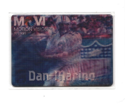 1996 Movi Motion vision Dan Marino Card #2 Miami Dolphins HOF QB