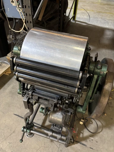 Adana Printing Press with rollers, plate and ink - Picture 3 of 5