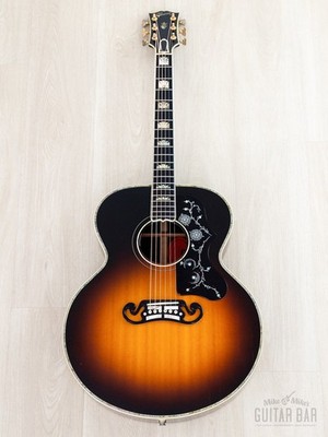 Gibson J-200 Rose Custom Black 1995年製 1995 Gibson J-200 Deluxe Limited Run Jumbo, Rosewood Back + Sides