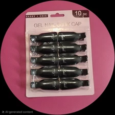 10 Pcs Gel Nail Polish Remover Clips - Soak Off Caps for Easy Manicure Pedicure