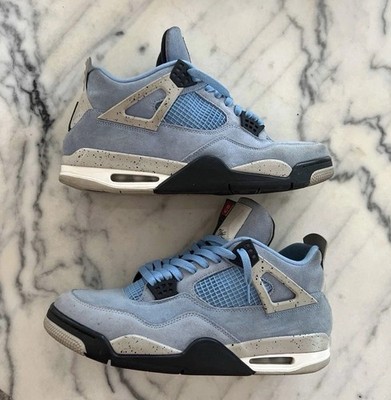 Size 13 - Jordan 4 Retro Mid University Blue + OG Box