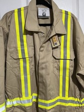 Just In Trend Flame Resistant High Visibility Hi Vis Coverall Size 2XL NWT