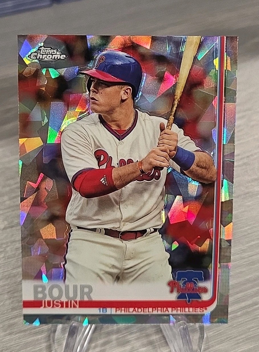 Justin Bour 2019 Topps Chrome Sapphire Edition #248 Philadelphia Phillies