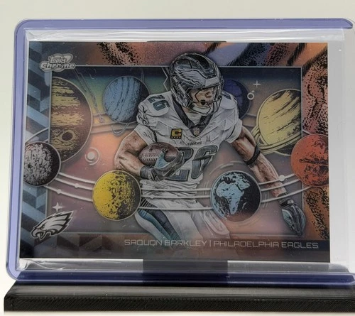 2025 Topps Cosmic Chrome Saquon Barkley Base (RAW)